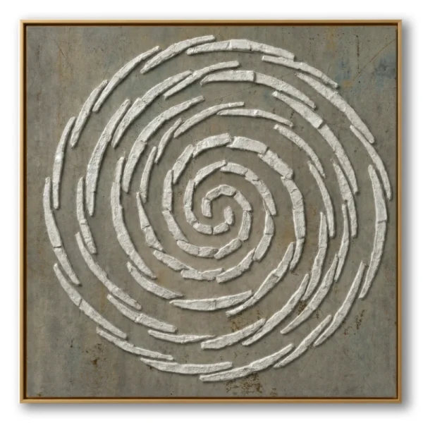 Ancient Vortex – Minimalist Wabi Sabi Textured Wall Decor