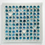 Azure Mosaic – 3D Modern Mixed Media Decor - Image 4