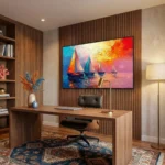 Chromatic Drift luxury impasto marine color wall art - Image 3
