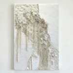 Coral Cascade – Organic Fiber Wall Art - Image 2