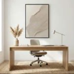 Cream Drift Off-white textured abstract art minimal art wall decor