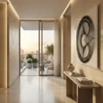 Eclipse in Thread – Contemporary Framed Geometric Art - Image 5