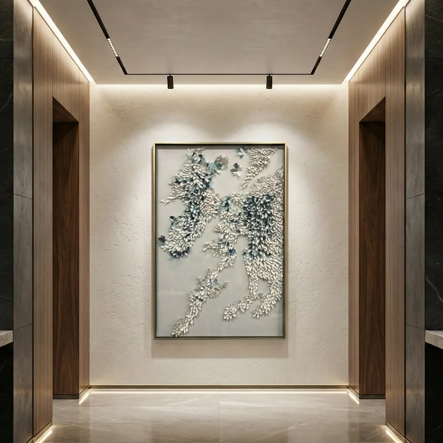 Ethereal Flight – Sculptural Abstract Wall Art (2) Ethereal Flight – Sculptural Abstract Wall Art - Image 1