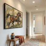 Geometric Stallion in Motion – Modern Abstract Horse Wall Art - Image 5