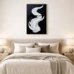 Nordic Horizon Textured neutral landscape layers Contemporary minimal art - Image 3