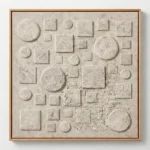 Organic Mosaic – Wabi Sabi Minimalist Wall Decor - Image 2