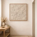 Organic Mosaic – Wabi Sabi Minimalist Wall Decor - Image 3