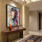 Radiant Mane Motion Abstract Dynamic Horse Decor Color Wall Art - Image 5