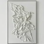 Serene Flow – Minimalist Abstract Decor – Wabi Sabi Wall Art - Image 2