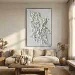 Serene Flow – Minimalist Abstract Decor – Wabi Sabi Wall Art - Image 5