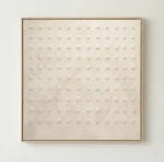 Soft Minimal Grid – Wabi Sabi Textured Wall Decor - Image 2