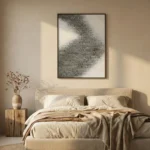 Stone Mist – Wabi Sabi Minimal Textured Wall Decor - Image 4