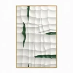 Verdant Relief – Abstract Botanical Textured Wall Decor - Image 2