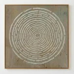 Weathered Vortex – Wabi Sabi Textured Wall Decor - Image 2