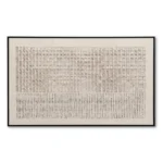Earth & Ink Embossed paper black ink Wabi Sabi wall art