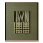 Earthy Geometric Relief – Textured Wall Decor wabi sabi wall art