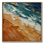 Eroded Shore – Wabi Sabi Textured Wall Decor