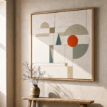 Harmonized Forms – Wabi Sabi Textured Wall Decor1 - Image 2