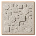 Organic Mosaic – Wabi Sabi Minimalist Wall Decor