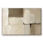 Textured Harmony – Minimalist Abstract Print – Wabi Sabi Decor