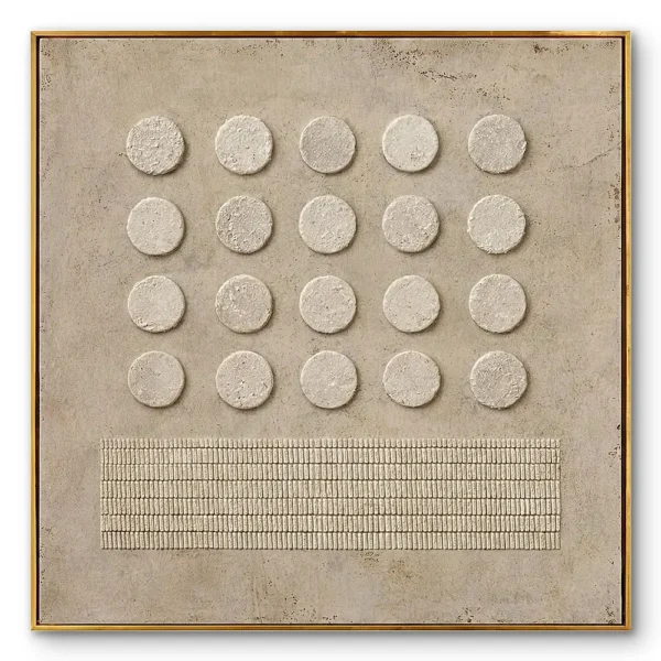 Zen Rhythm – Wabi Sabi Textured Wall Decor