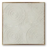 Zen Ripple Relief – Wabi Sabi Textured Wall Decor