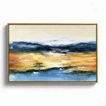 Azure Horizon Abstract Landscape abstract art - Image 2
