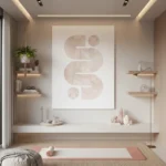 Desert Sand Serenity Soft earth-toned fluid shapes minimal wall art - Image 3