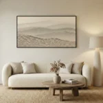 Earthen Waves – Textured Wall Decor - Wabi Sabi Art - Image 3