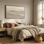Earthen Waves – Textured Wall Decor - Wabi Sabi Art - Image 4