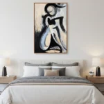 Ethereal Silhouette Abstract Figurative Brushstrokes Abstract Art wall decor - Image 3