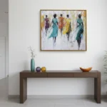 Modern Palette Path Abstract figures in motion abstract art