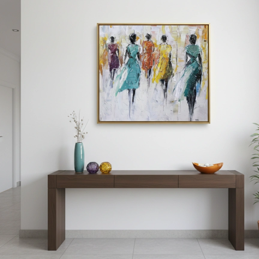 Modern Palette Path Abstract figures in motion abstract art (1.5) Modern Palette Path Abstract figures in motion abstract art - Image 1