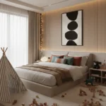 Monochrome Zen Stones Stacked organic black shapes contemporary minimal art - Image 4