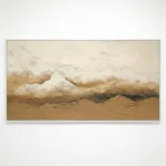 Muted Mountain Vistas Layered neutral earth tones Wabi Sabi wall art - Image 2