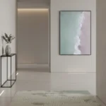 Muted Tides Organic textured ocean waves minimal wall decor - Image 3