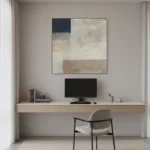 Neutral Monolith Abstract Textured Wall Decor Wabi Sabi Wall Art