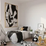 Obsidian Modern Forms Structured geometric fluid lines Abstract wall decor - Image 3