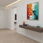 Primal Horizon Bold textured palette strokes Abstract wall decor - Image 3