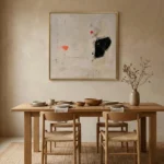 Quiet Lines Composition – Minimalist Mixed Media – Wabi Sabi Art - Image 3