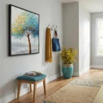 Radiant Chroma Woods Vibrant multicolor textured oil painting Color art wall decor - Image 5