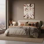 Rustic Petals Abstract Textured Decor Wabi-Sabi Art - Image 3