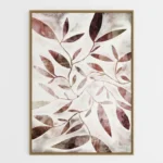 Rustic Petals Abstract Textured Decor Wabi-Sabi Art - Image 2