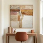 Sandstone Abstract Layered beige and brown textures abstract art wall decor - Image 4
