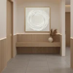 Sculpted Serenity Textured Wall Decor Wabi Sabi Art - Image 5