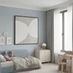 Serene Convergence Soft overlapping cream shapes Contemporary minimal art - Image 5