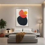 Solar Balance Organic geometric color study abstract art