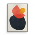 Solar Balance Organic geometric color study abstract art - Image 2