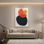 Solar Balance Organic geometric color study abstract art - Image 5