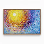 Solar Spectrum Textured Oil Palette Color Art - Image 2